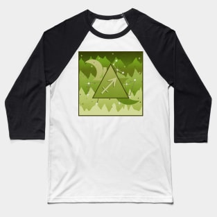 Sagittarius Zodiac Sign Baseball T-Shirt